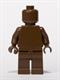 Brown Lego Monochrome minifigure